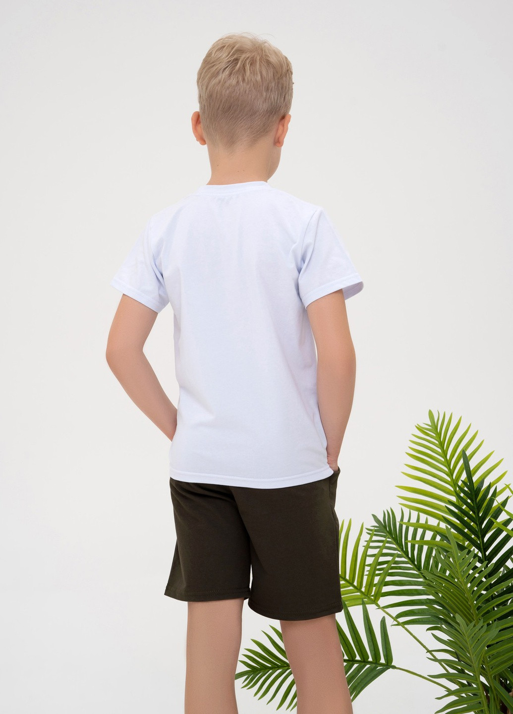 Белая летняя футболка детская ISSA PLUS Футболка-GCD1-14