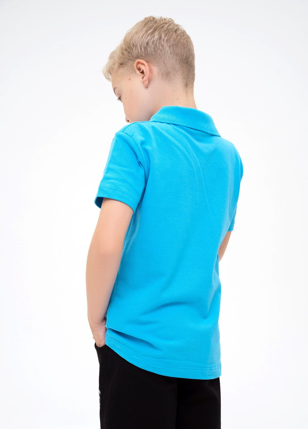Голубая летняя футболка детская ISSA PLUS Футболка-GCD1-01