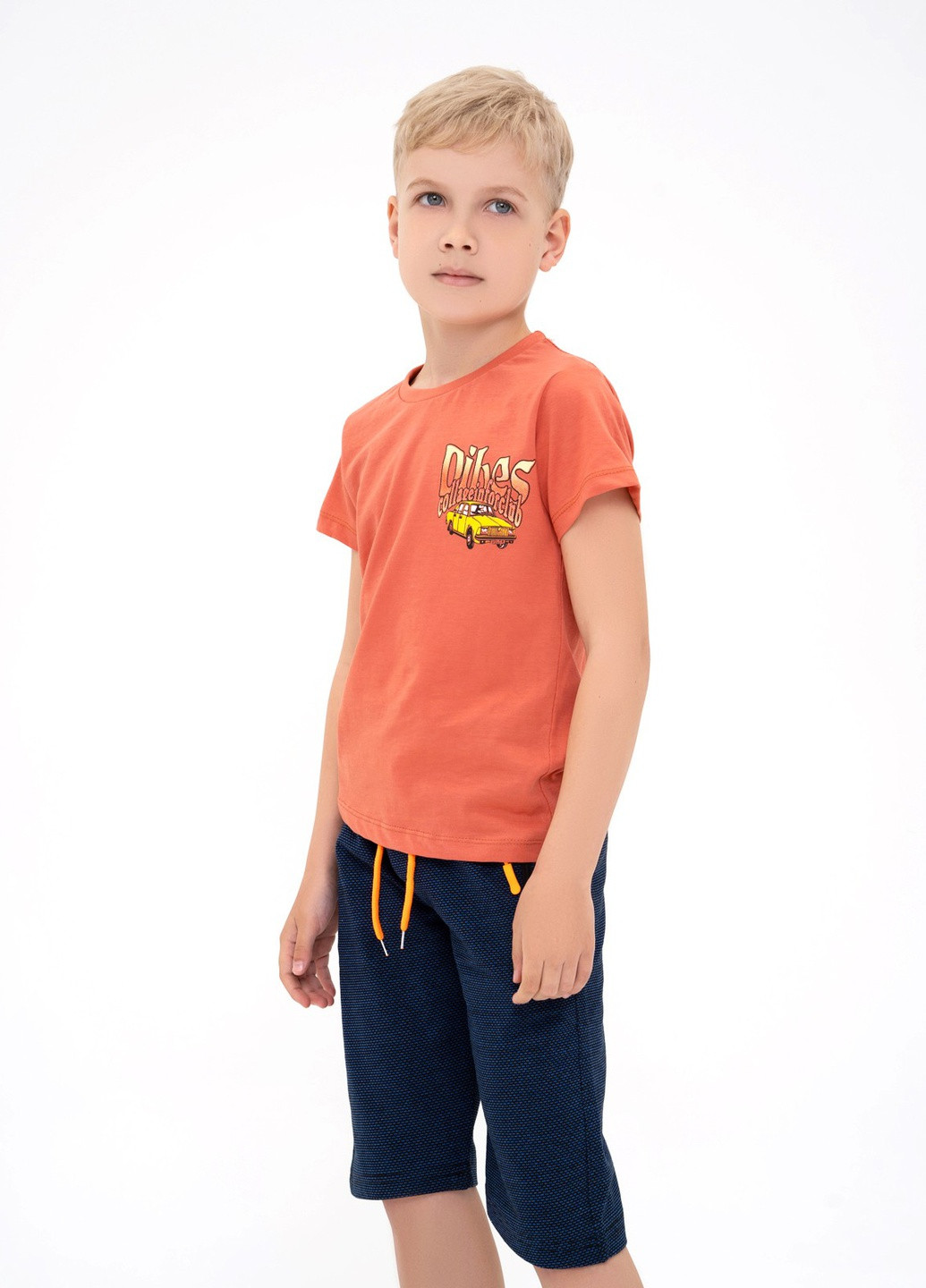 Терракотовая летняя футболка детская ISSA PLUS Футболка-GCD1-06