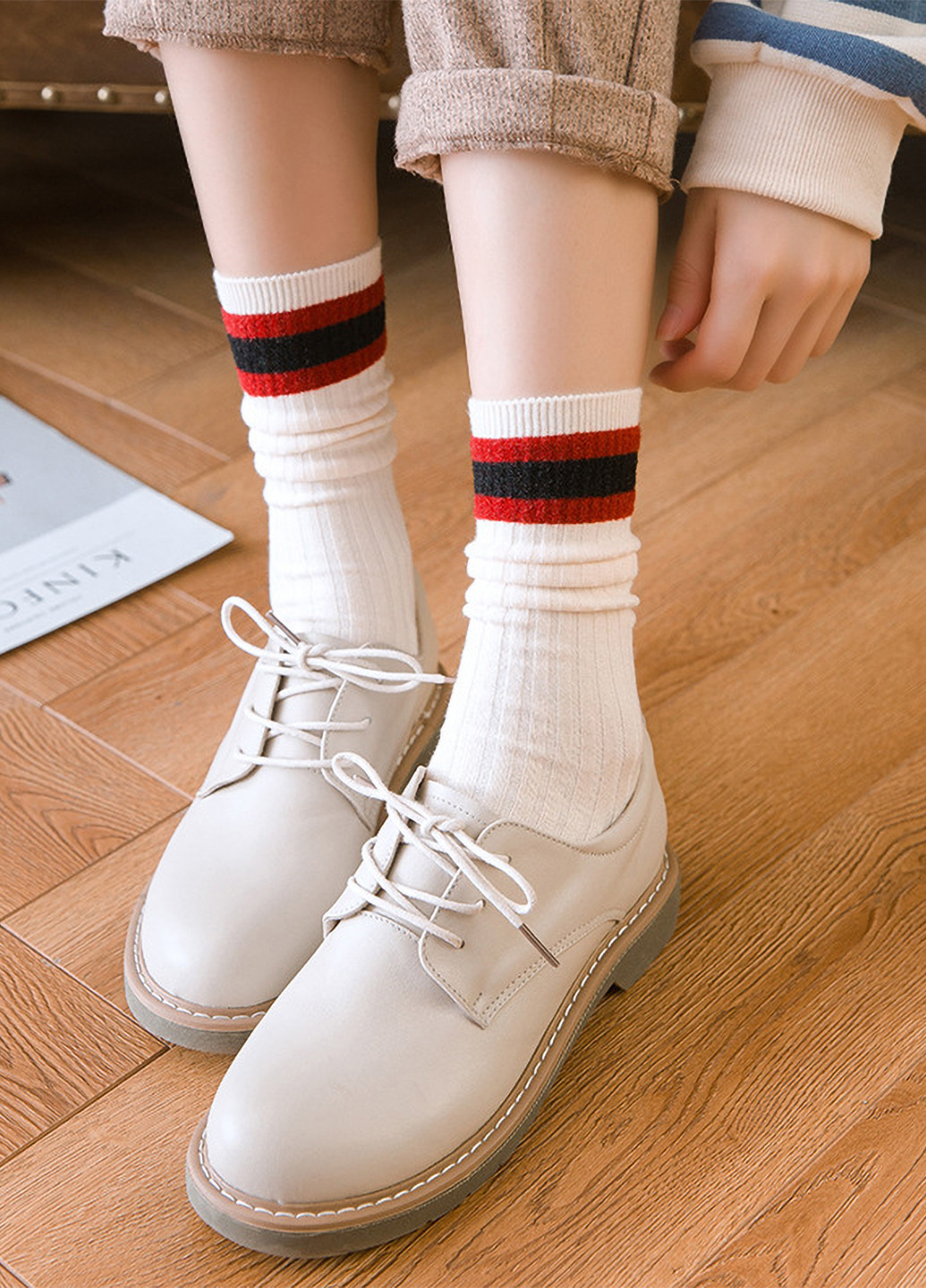 Шкарпетки зі смужками No Brand (259214655)