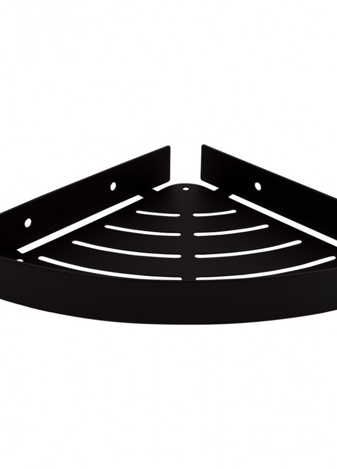 Полка для ванной Trento угловая одинарная, черный матовый Trento Design Studio (259269604)