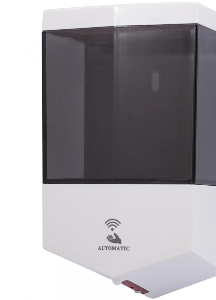 Trento Дозатор сенсорный для жидкого мыла 0,6 л белый прозрачный АБС пластик Trento Design Studio (259269560)