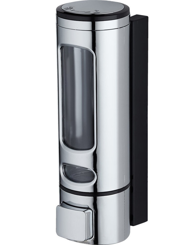 Trento Дозатор жидкого мыла, 0.4 л хром/черный Trento Design Studio (259269596)
