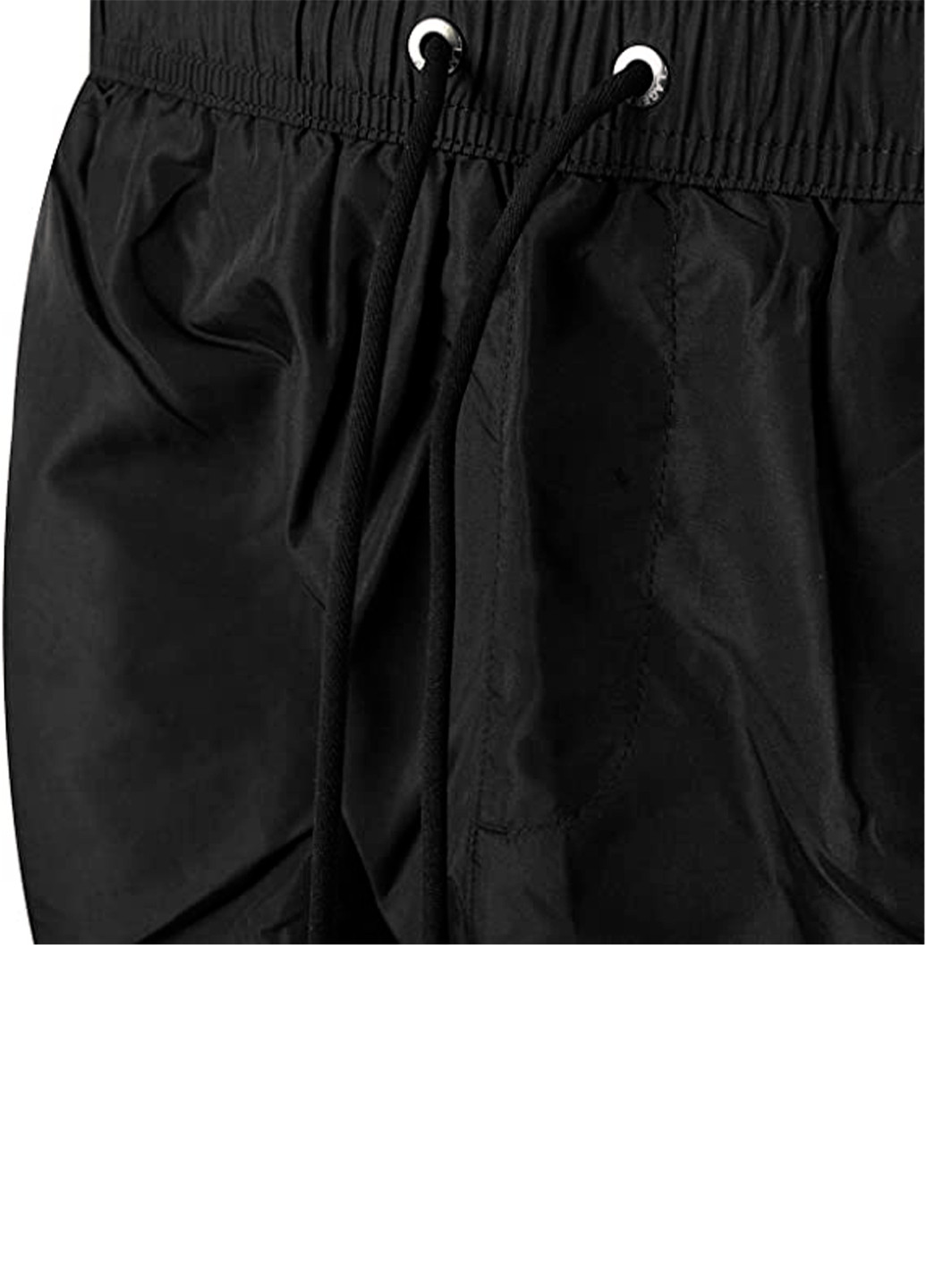 Мужские черные пляжные короткие пляжные шорты с логотипом Karl Lagerfeld