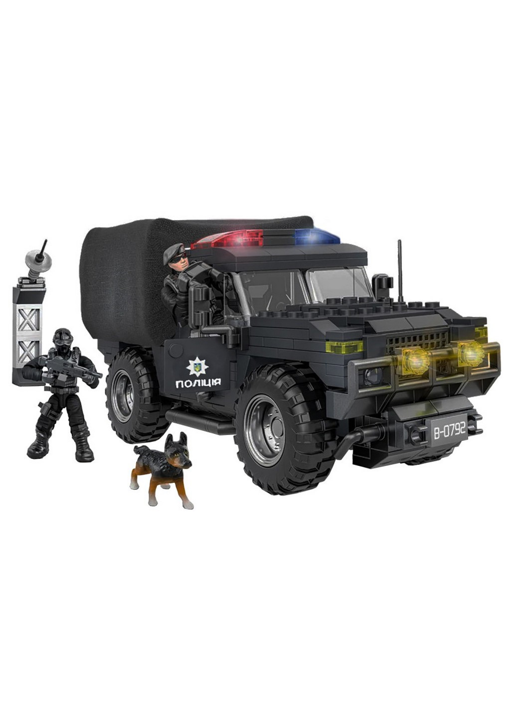 Конструктор "Спецпідрозділ Поліції", 469 дет 33х7х45 см Iblock (259207663)