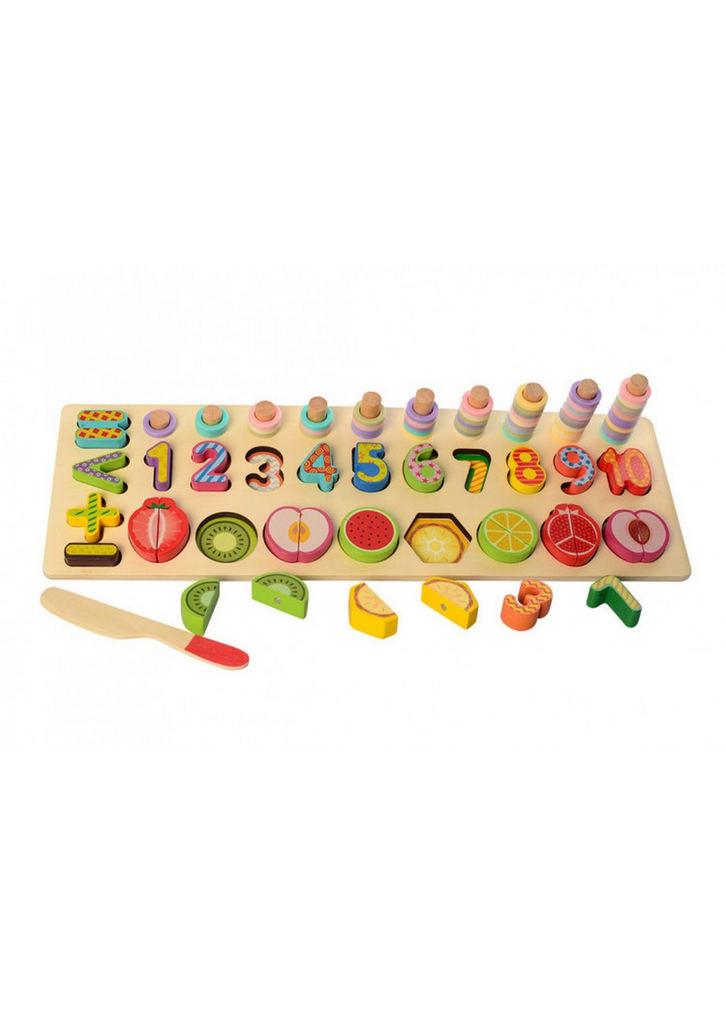 Деревянная игрушка "Набор первоклассника" 46х16х5 см Tree Toys (259207715)