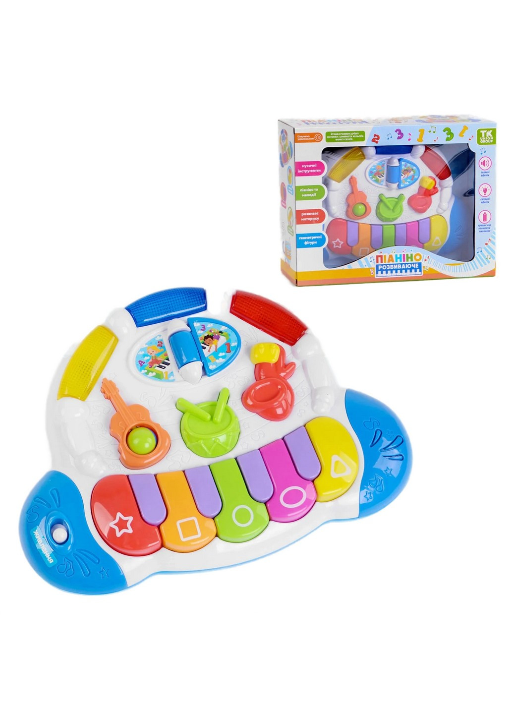 Ігровий набір "Піаніно музичне" 30х21х7 см Union (259207506)