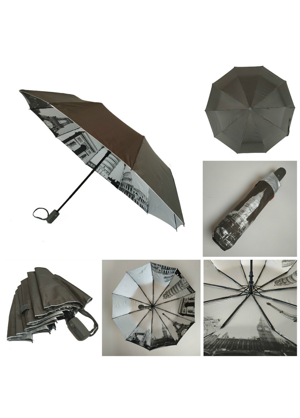 Женский зонт полуавтомат 102 Bellissimo (259206161)