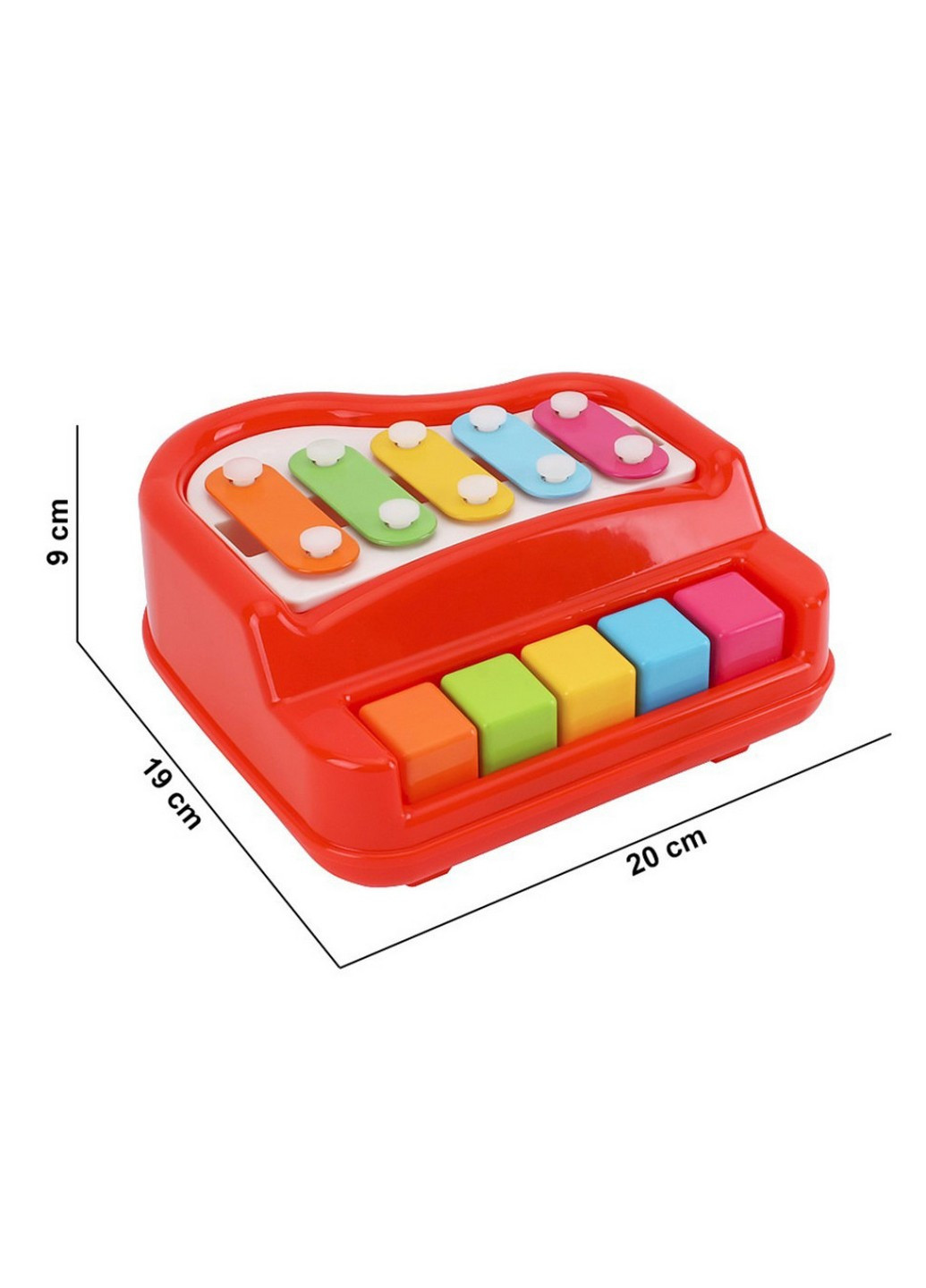 Игрушка "Ксилофон-фортепиано " 21х20х10,2 см ТехноК (259206177)