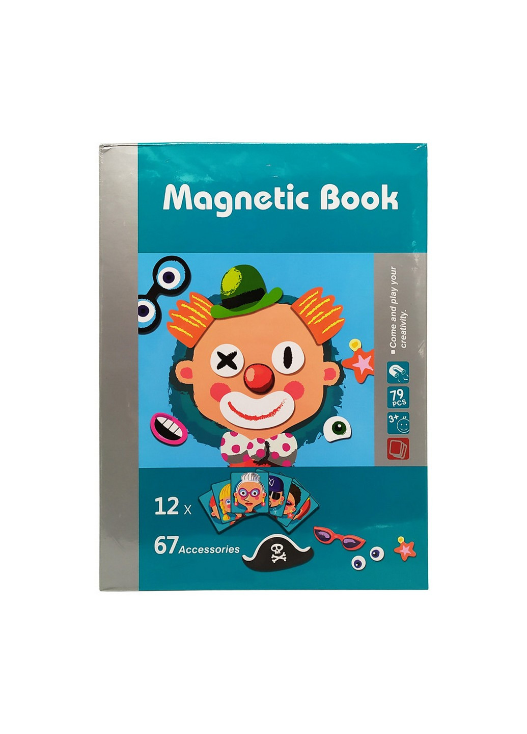 Набор для творчества "Клоун" магнитная книга 26х19х4 см Bambi (259212727)