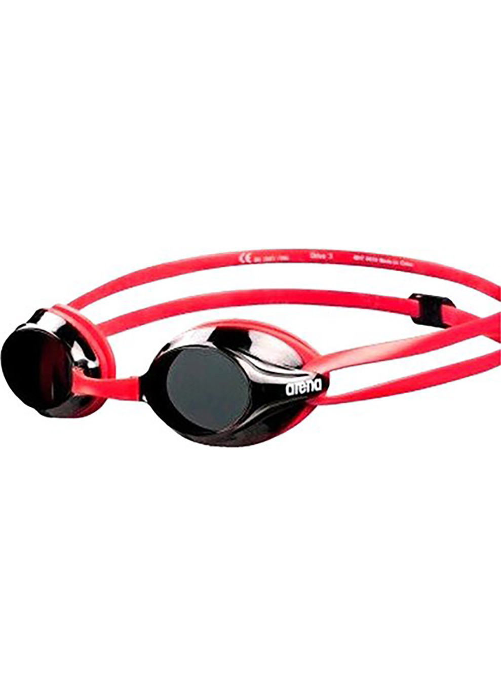 Очки для плавания DRIVE 3 красные (unisex) OSFM Arena (259215182)