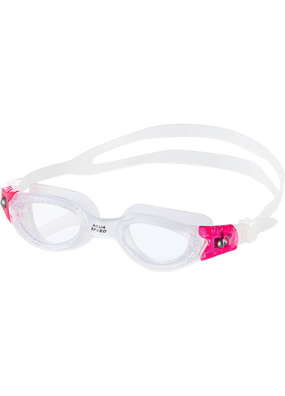 Очки для плавания Aquaspeed PACIFIC JR 6148 Прозрачно-розовые Aqua Speed (259215205)
