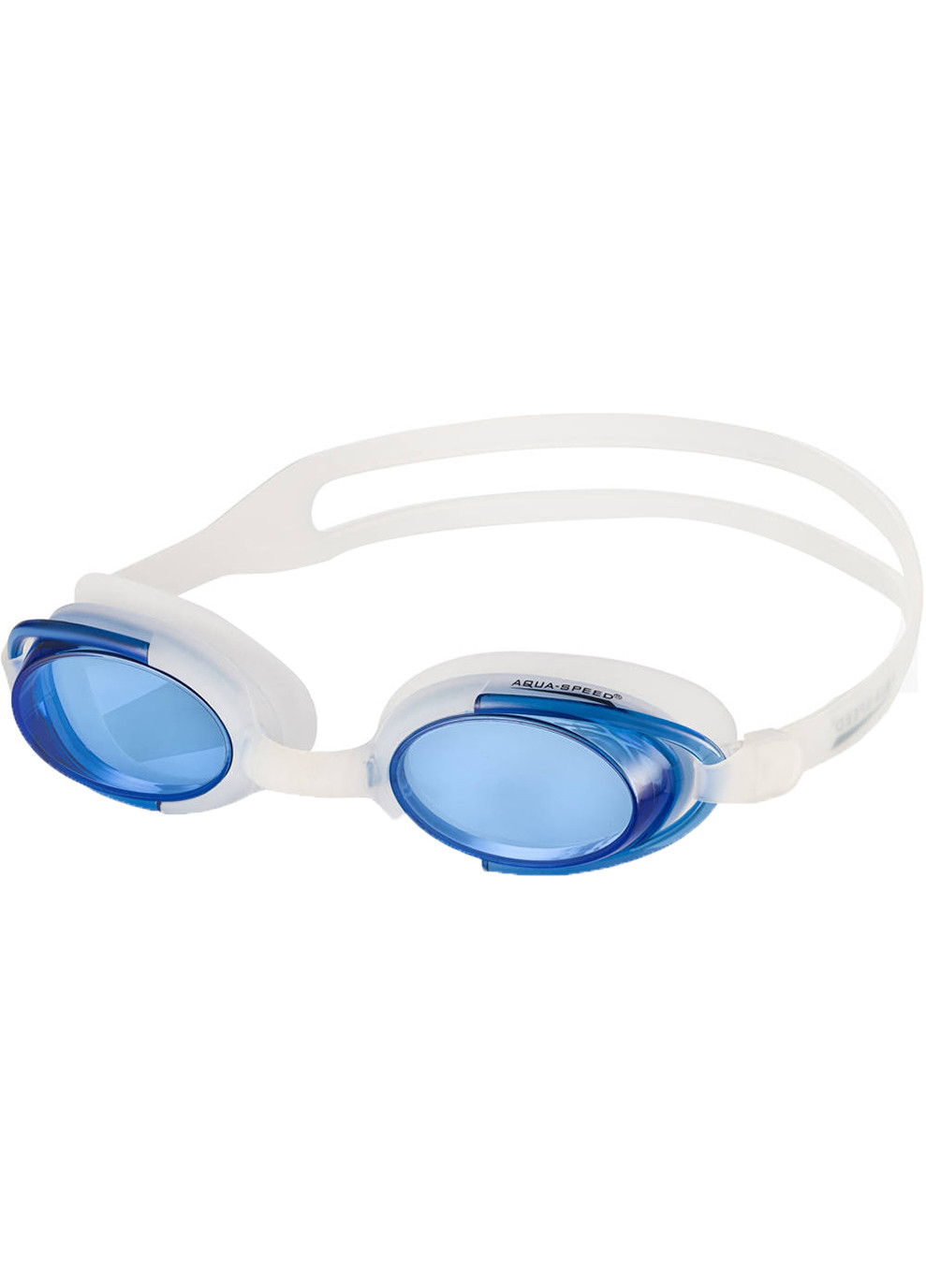 Очки для плавания Aquaspeed MALIBU 008-61 Белые Aqua Speed (259215261)