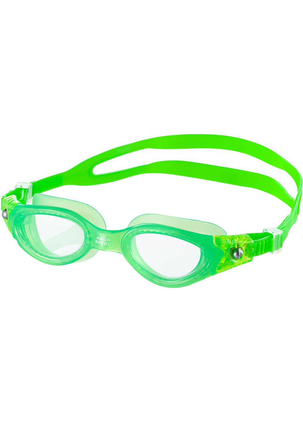Окуляри для плавання Aquaspeed PACIFIC JR 6146 зелені Aqua Speed (259215302)