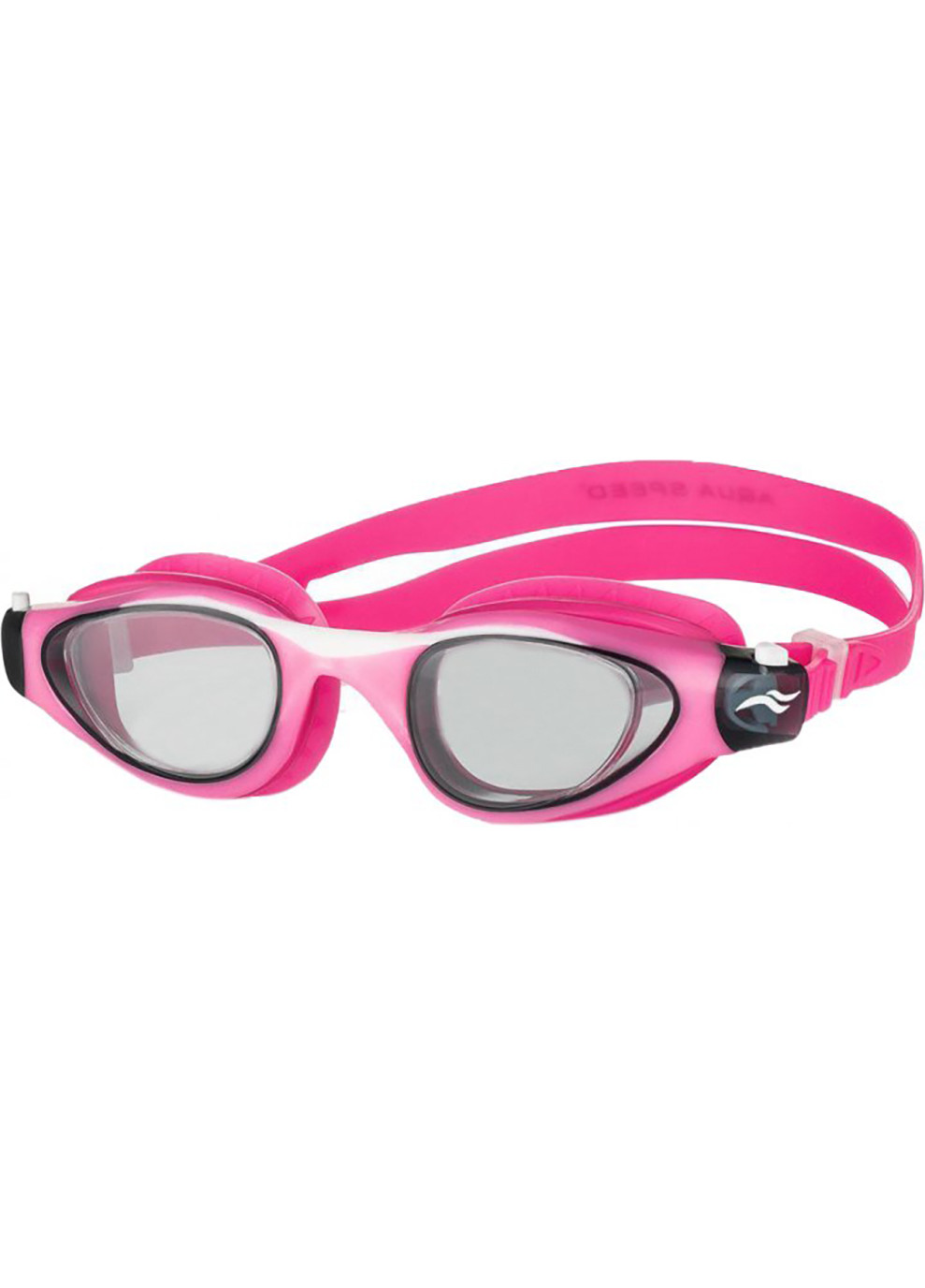 Окуляри для плавання MAORI 6974 рожеві, чорні (дитячі) OSFM 051-03 Aqua Speed (259215288)
