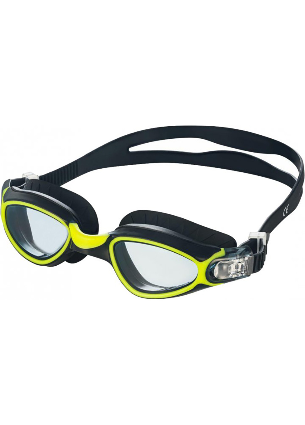 Окуляри для плавання CALYPSO 6369 чорні, жовті (unisex) OSFM 083-38 Aqua Speed (259215269)