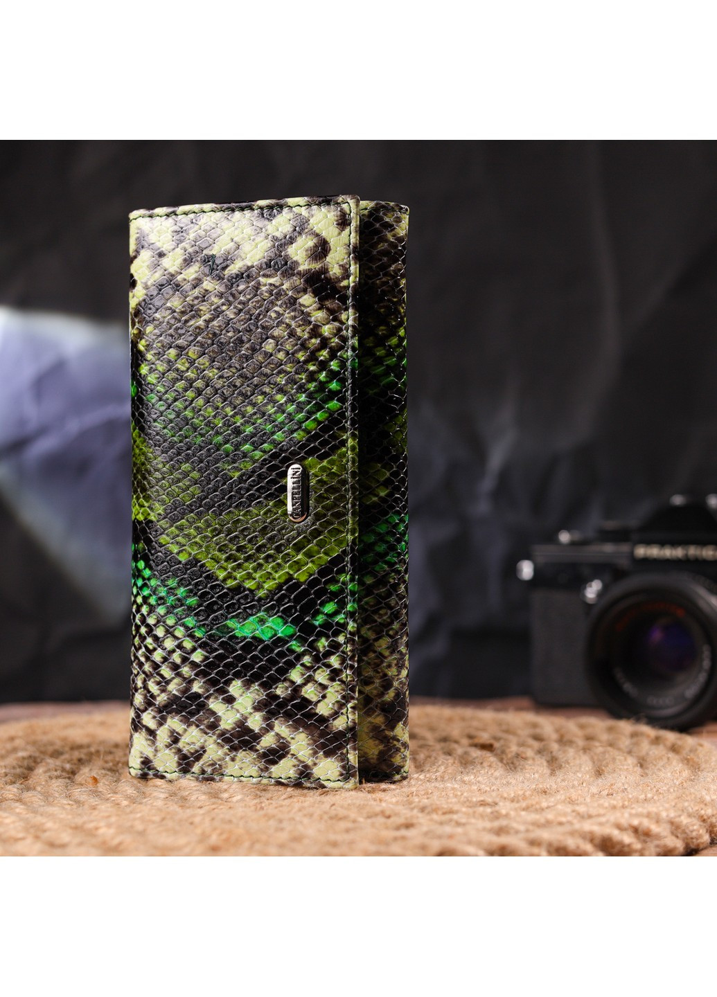 Женский кожаный кошелек 17,7х9х2 см Canpellini (259244241)