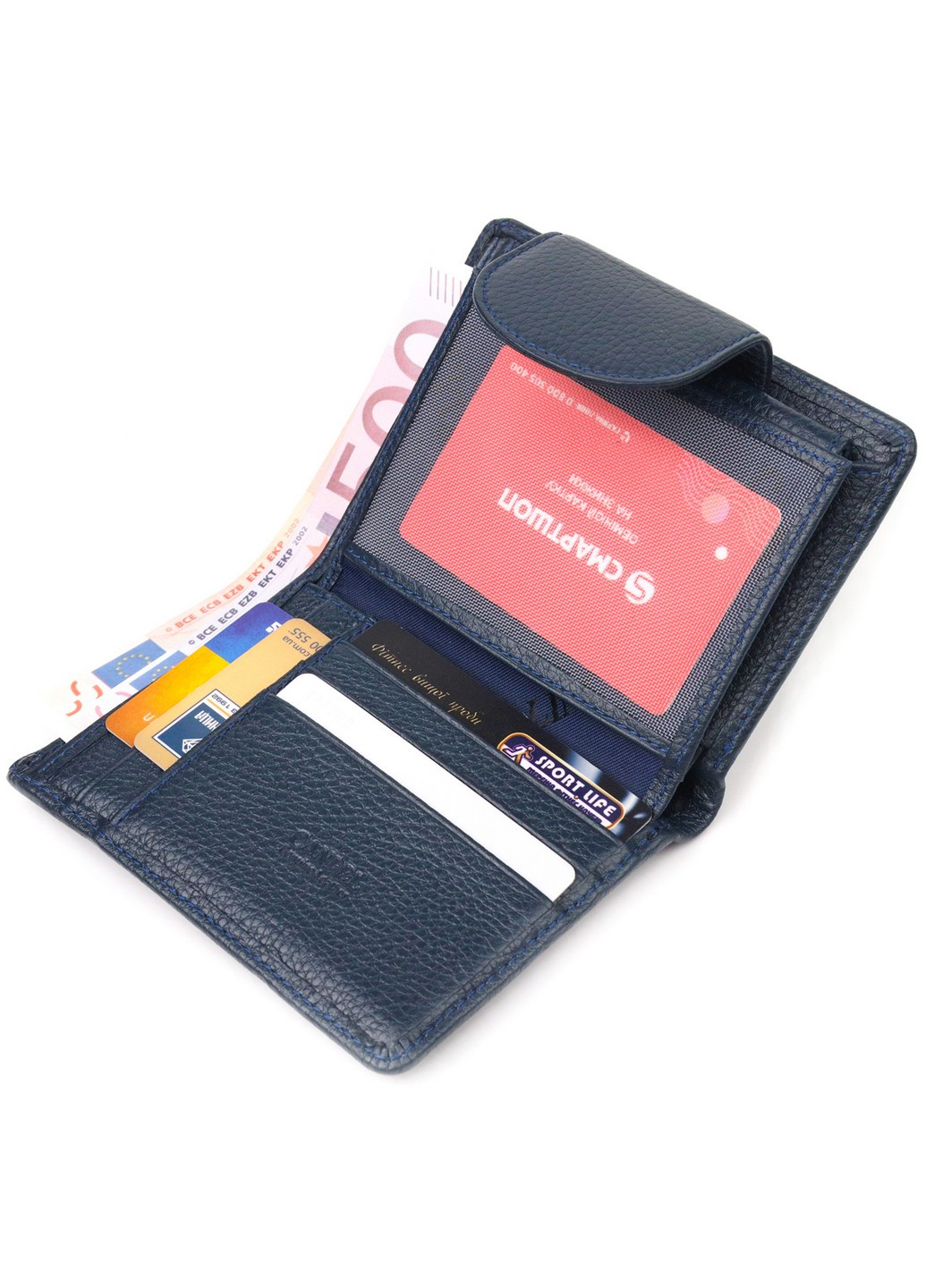 Женский кожаный кошелек 10х13х1,5 см Canpellini (259244232)