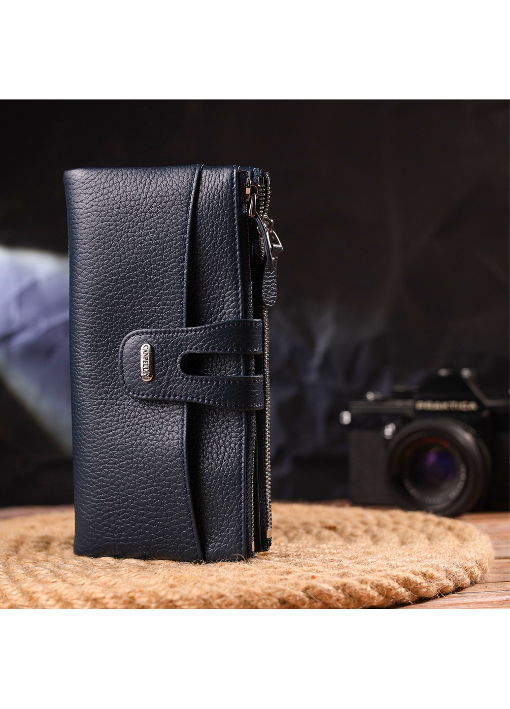 Женский кожаный кошелек 19х9,5х1,5 см Canpellini (259245186)