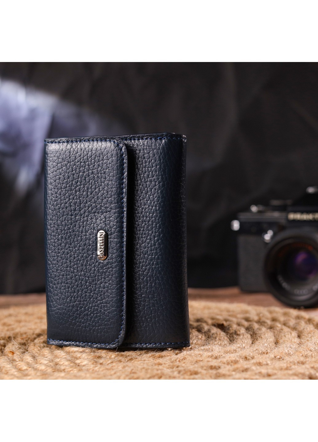 Женский кожаный кошелек 12х8,7х1,5 см Canpellini (259245197)