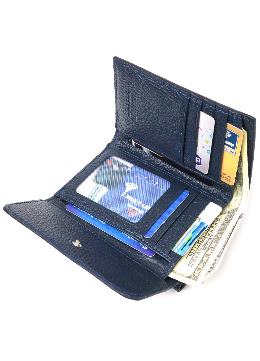 Женский кожаный кошелек 12х8,7х1,5 см Canpellini (259245197)