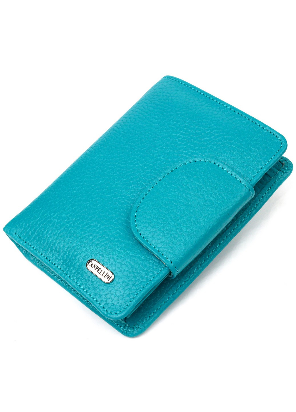 Жіночий шкіряний гаманець 10х13х1,5 см Canpellini (259244231)