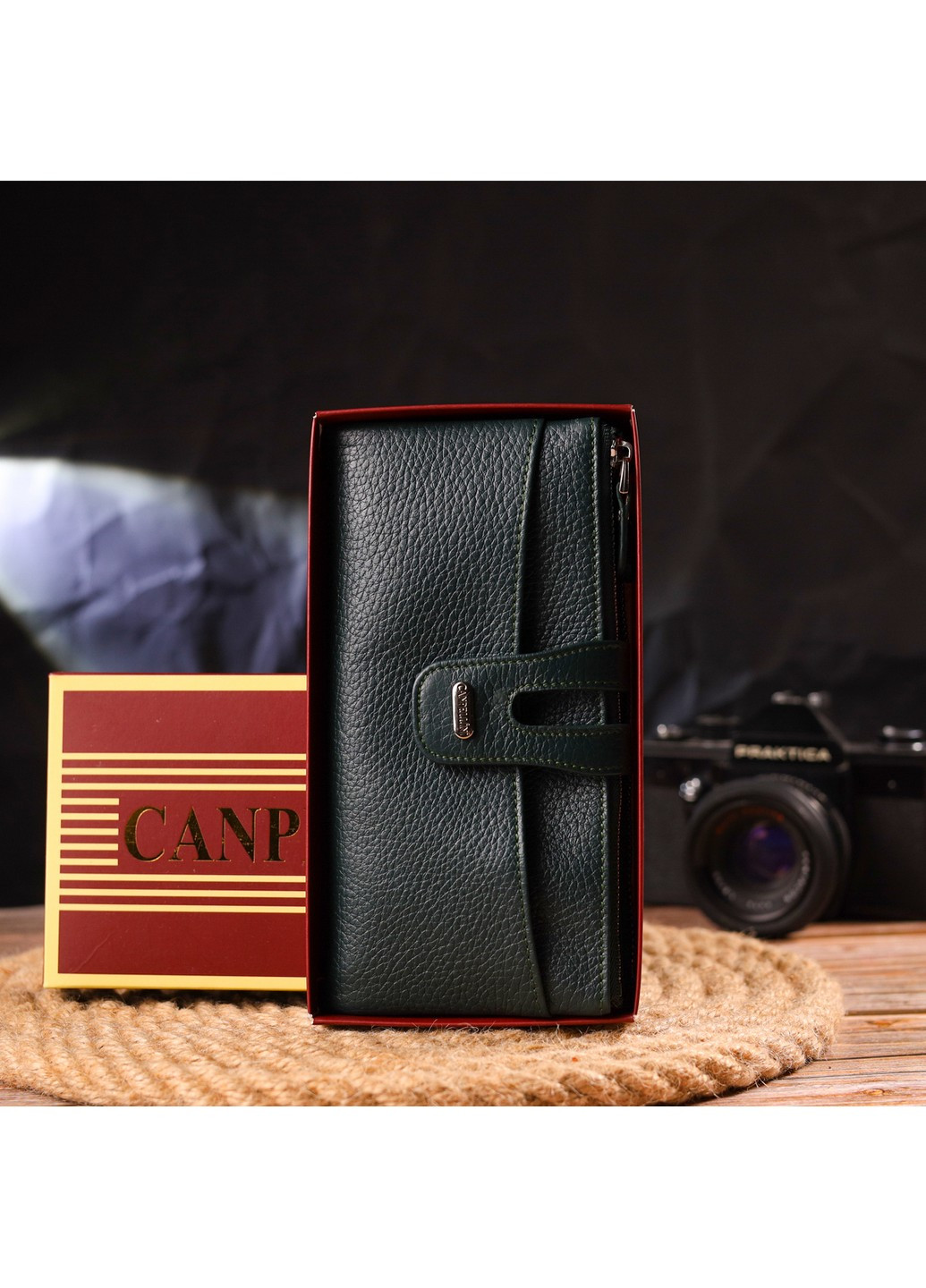 Жіночий шкіряний гаманець 19х9,5х1,5 см Canpellini (259244212)