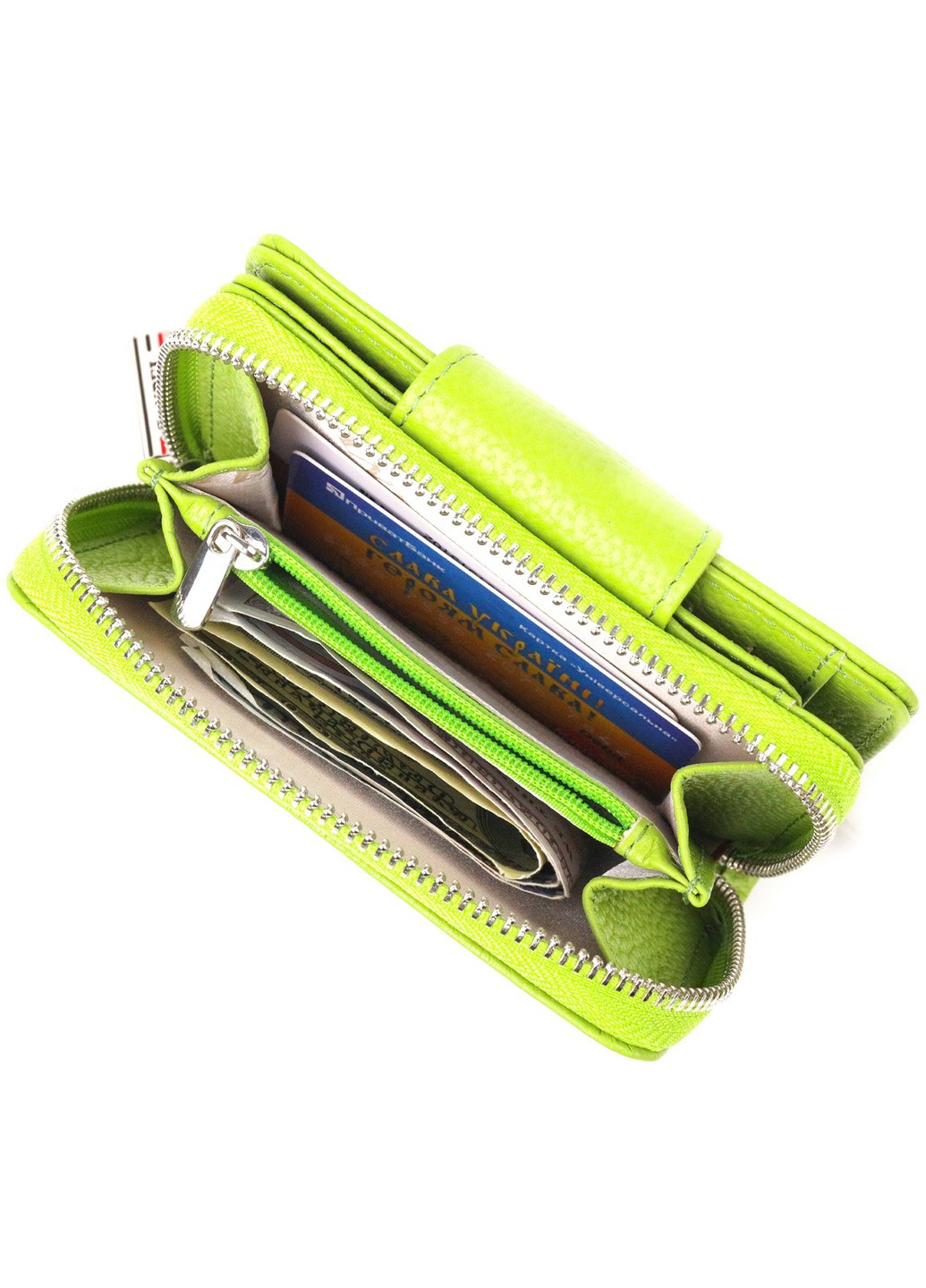 Женский кожаный кошелек 9,5х13,2х3 см Canpellini (259245219)