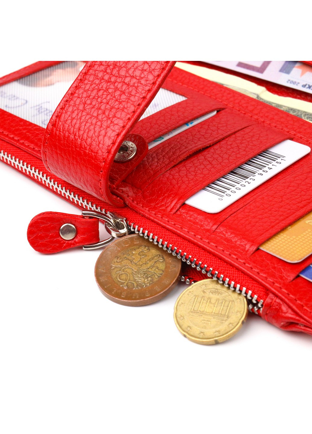 Жіночий шкіряний гаманець 10х18,7х2 см Canpellini (259244211)