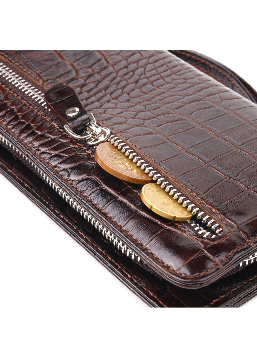 Жіночий шкіряний гаманець 20х10,5х3 см Canpellini (259245190)