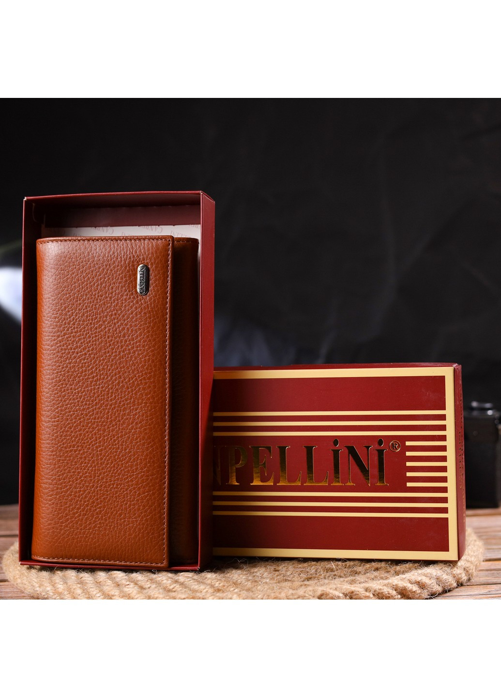 Жіночий шкіряний гаманець 19,2х10,2х2,5 см Canpellini (259245310)