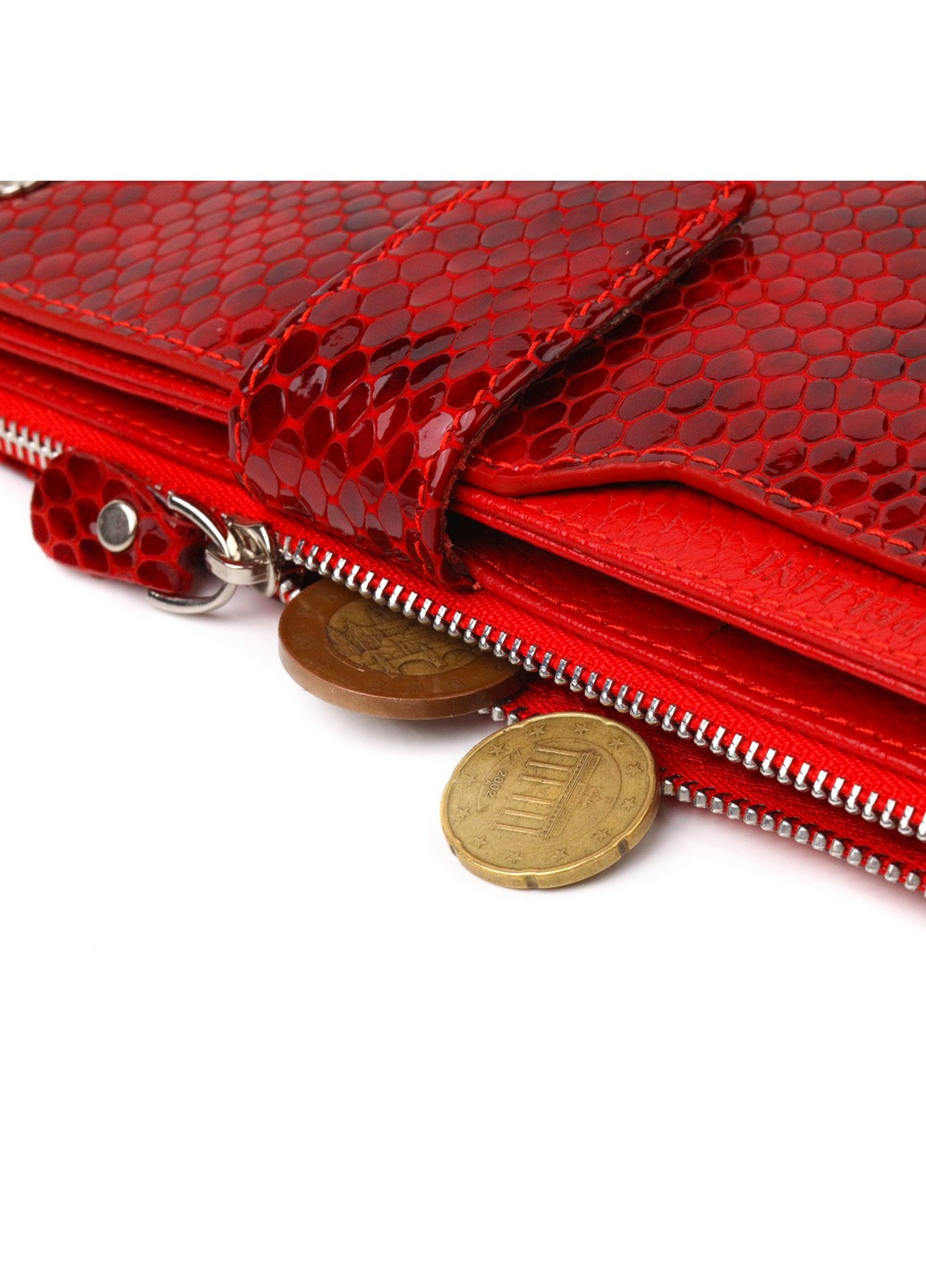 Жіночий шкіряний гаманець 10х18,7х2 см Canpellini (259245235)