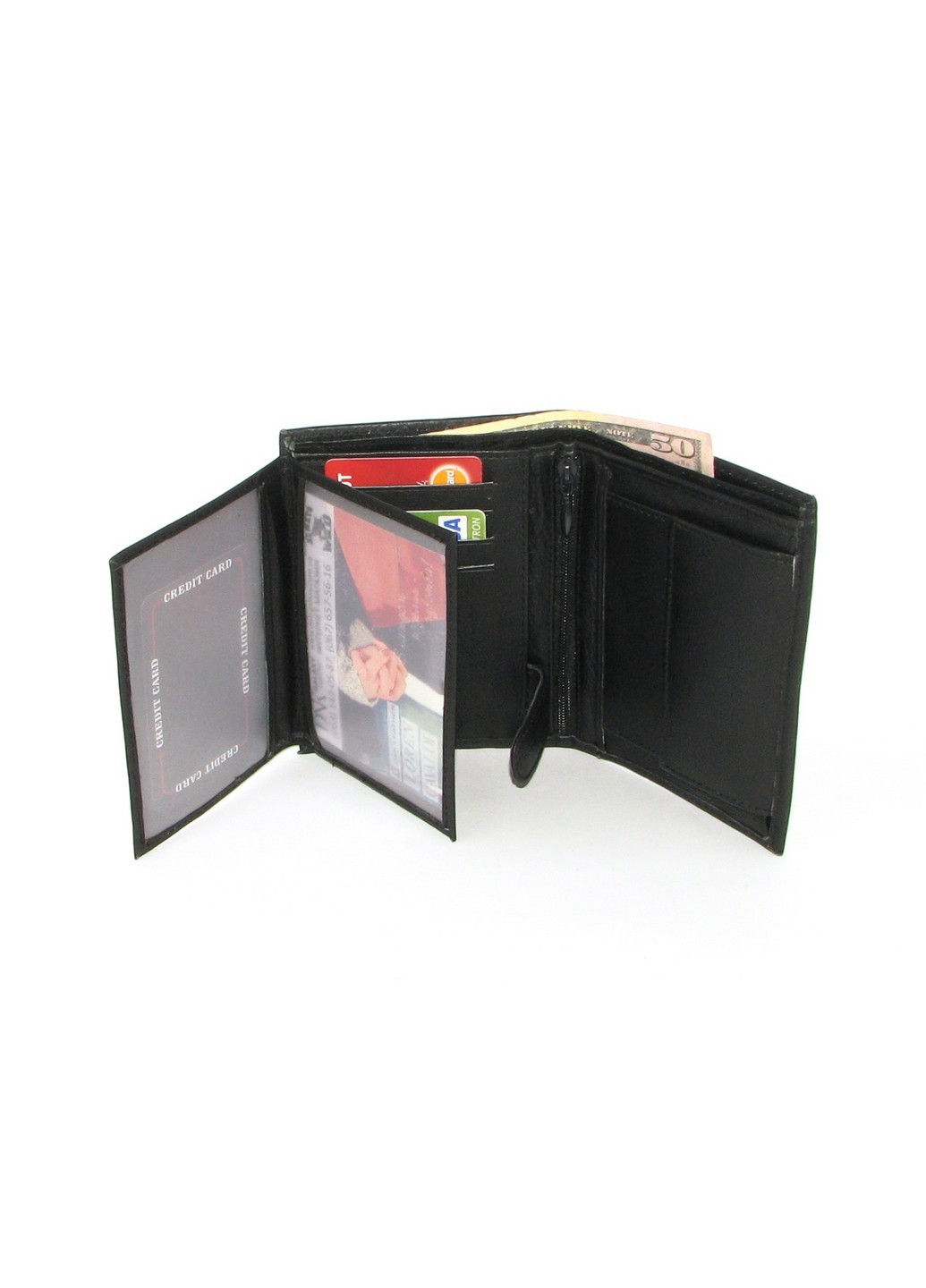 Чоловічий гаманець 19х10,3х1 см DNK Leather (259245316)