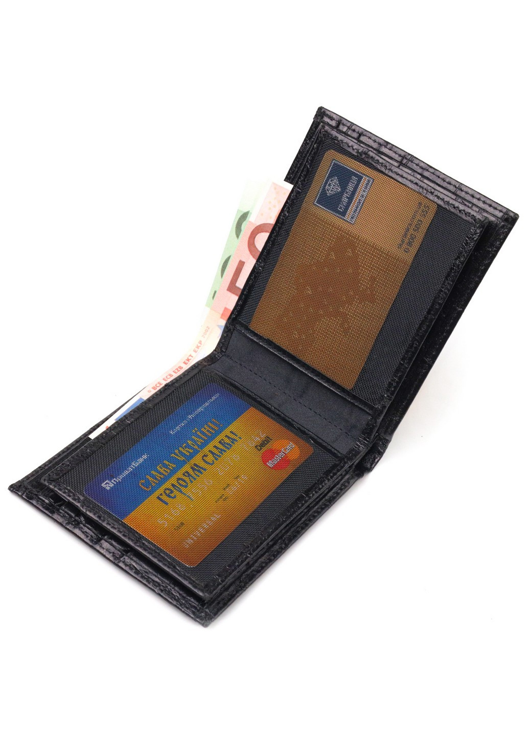 Чоловічий шкіряний гаманець 11,5х9,8х1 см Canpellini (259244278)