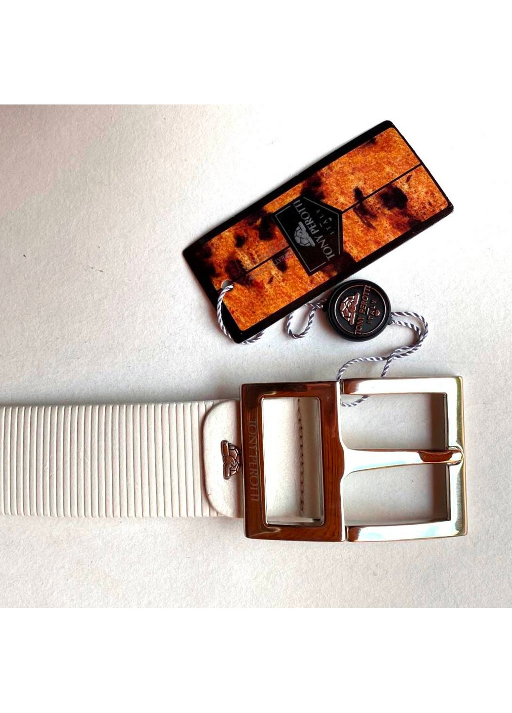 Мужской кожаный ремень 4х125 см Tony Perotti (259244168)