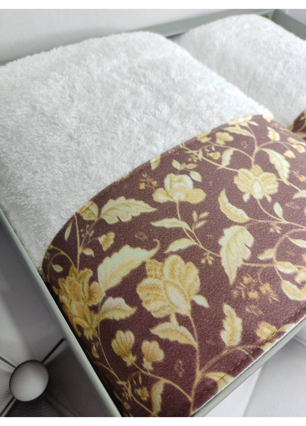 Подарунковий набір рушників для ванної Versage 50х90 см + 70х140 см Belizza білий