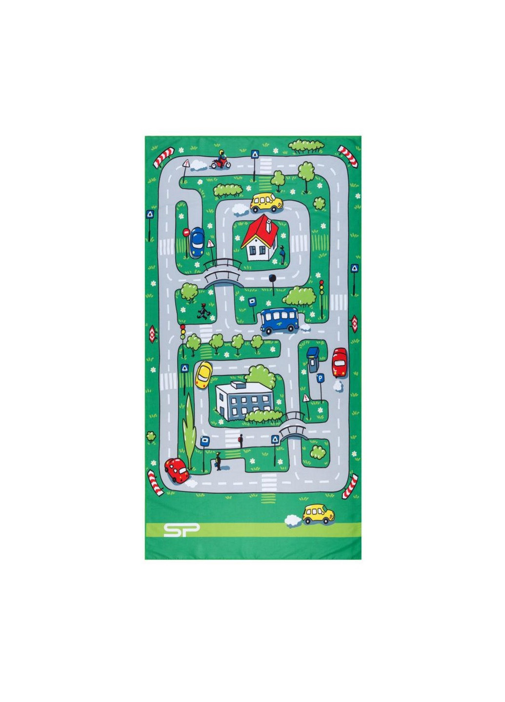 Охолоджуючий пляжний/ спортивний рушник 80х160 см Spokey комбінований