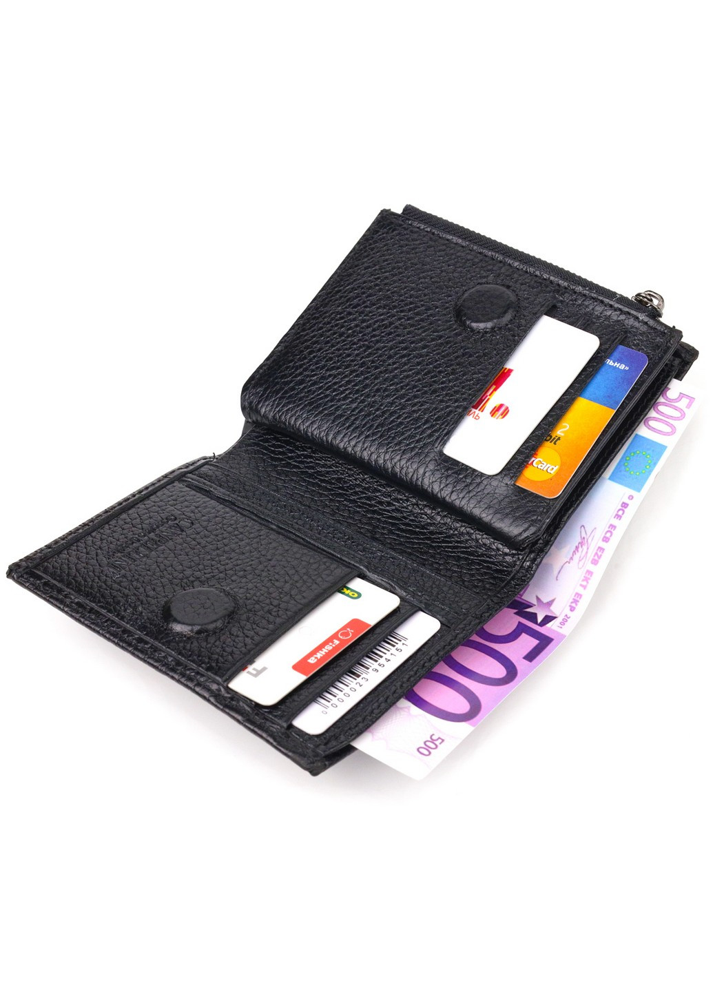 Шкіряний гаманець 9,7х11,5х1,5 см Canpellini (259244258)