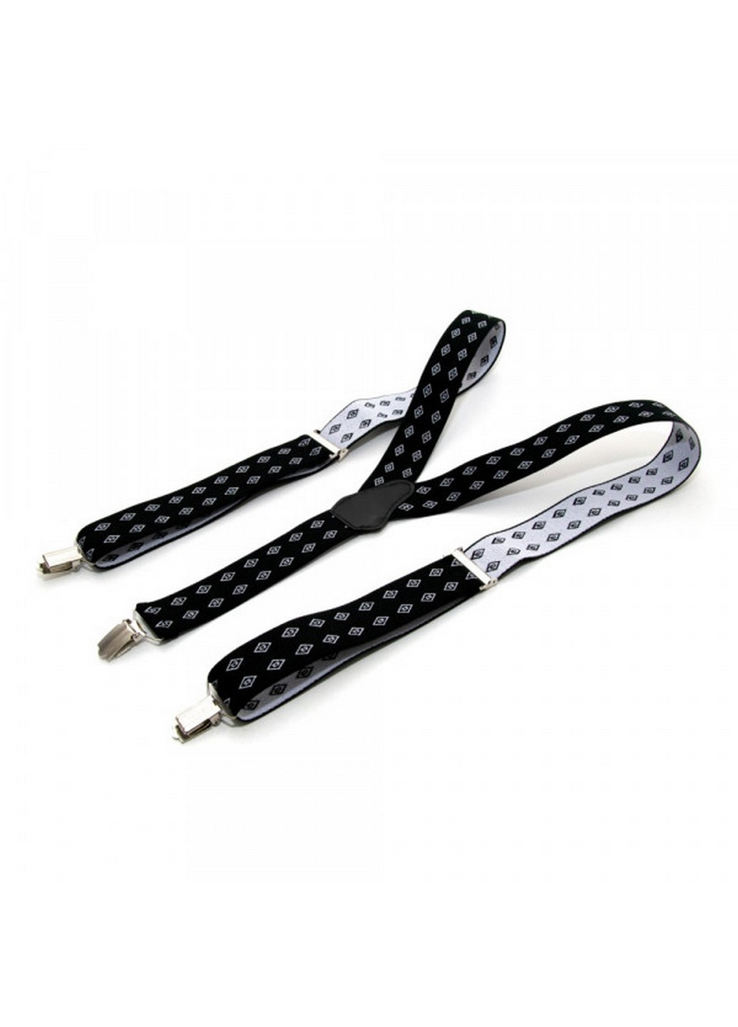 Подтяжки с белыми ромбиками Y образные 185х3,5 см GOFIN (259245716)