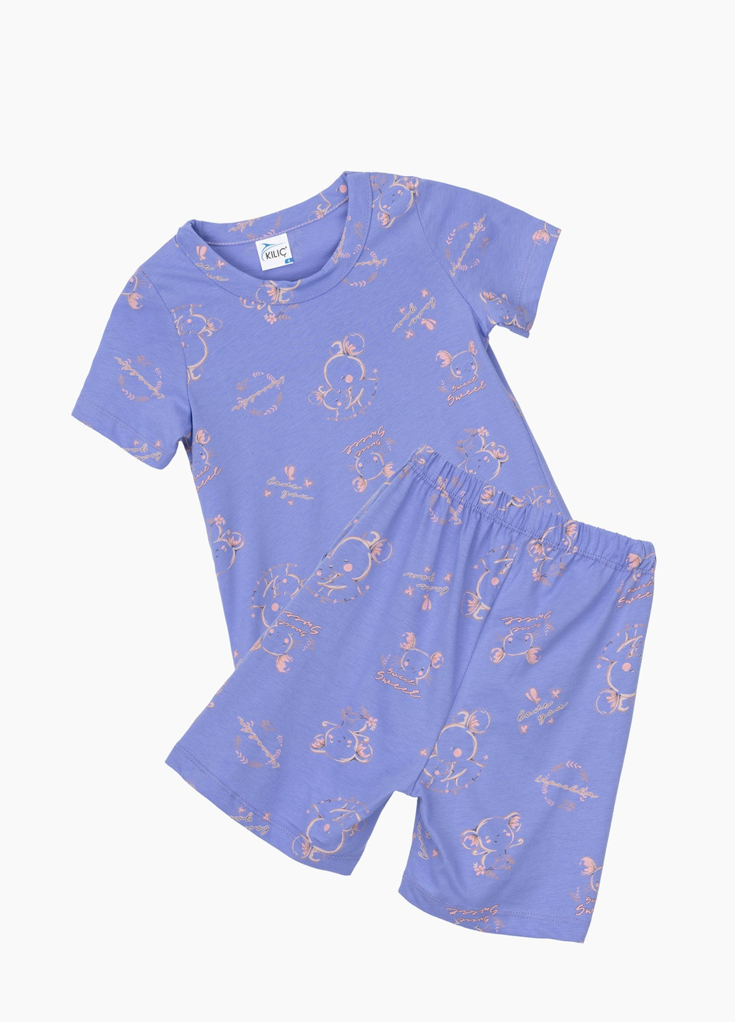 Фиолетовая всесезон пижама No Brand