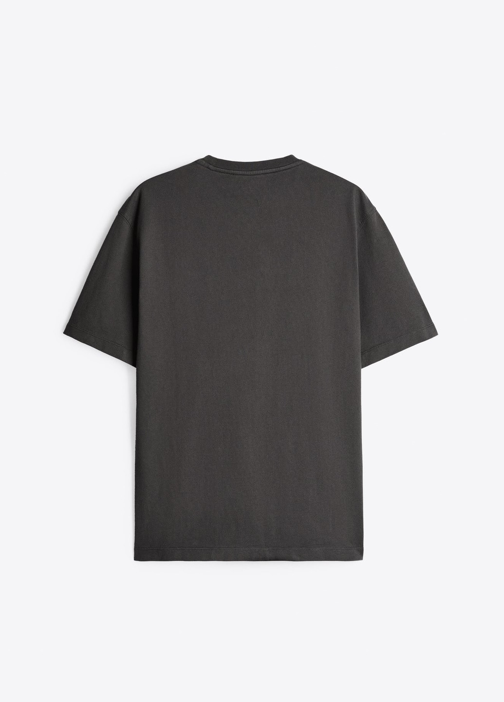 Темно-серая летняя футболка Zara