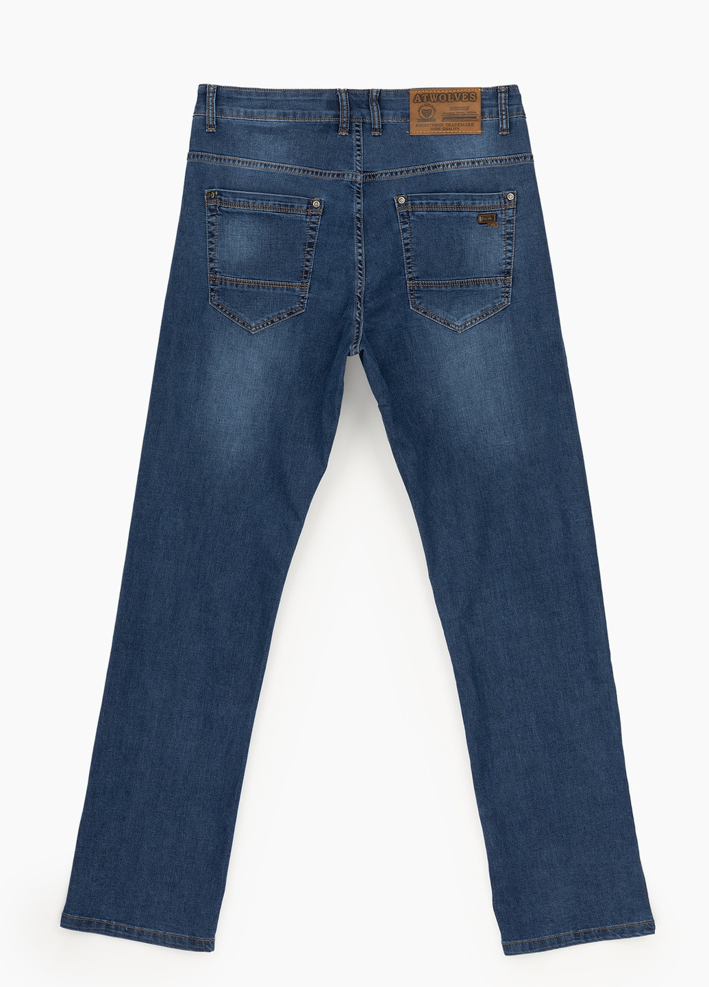 Синие летние джинсы regular fit No Brand
