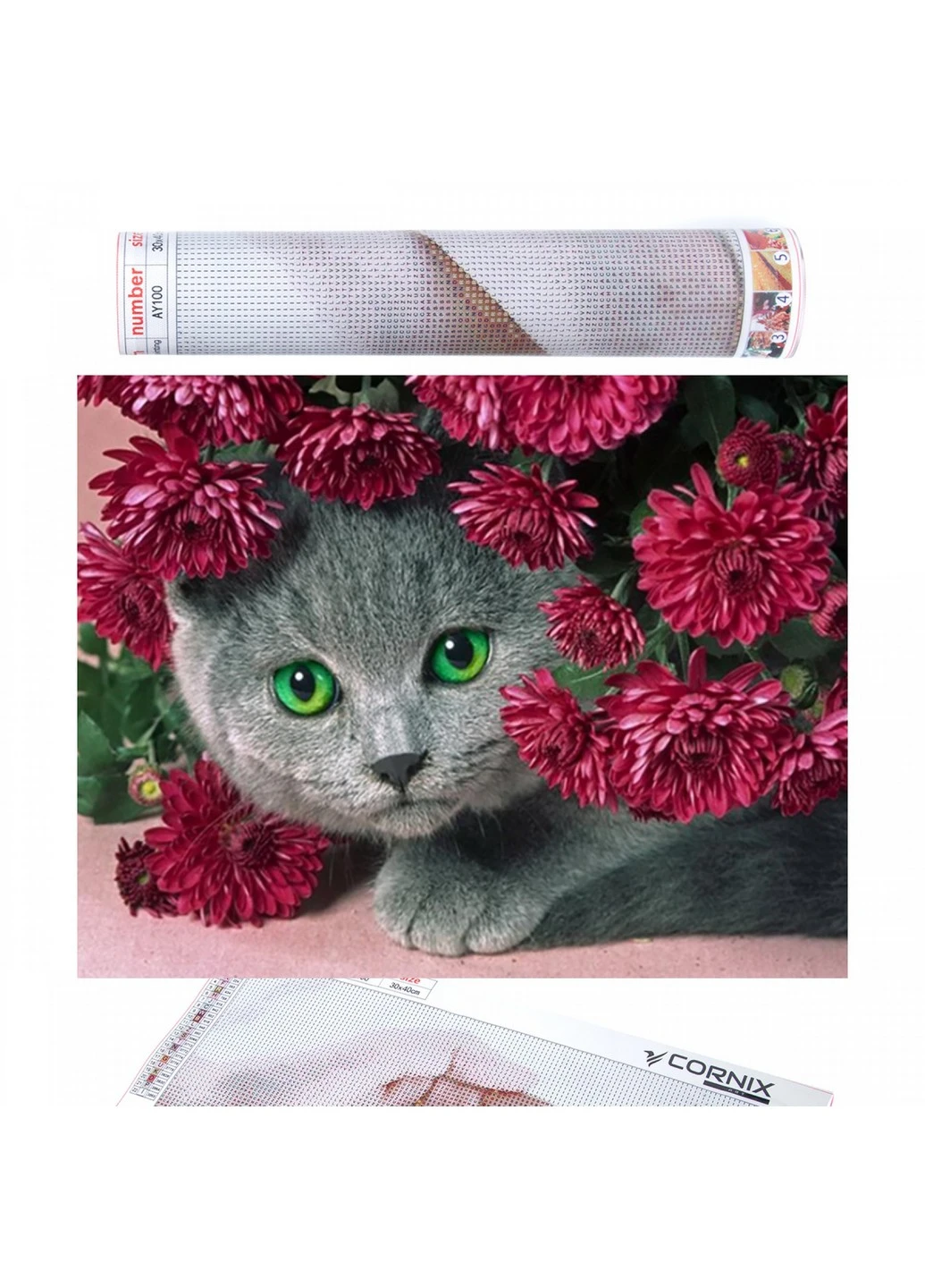 Набор алмазной мозаики 40х30 см Springos (259246835)