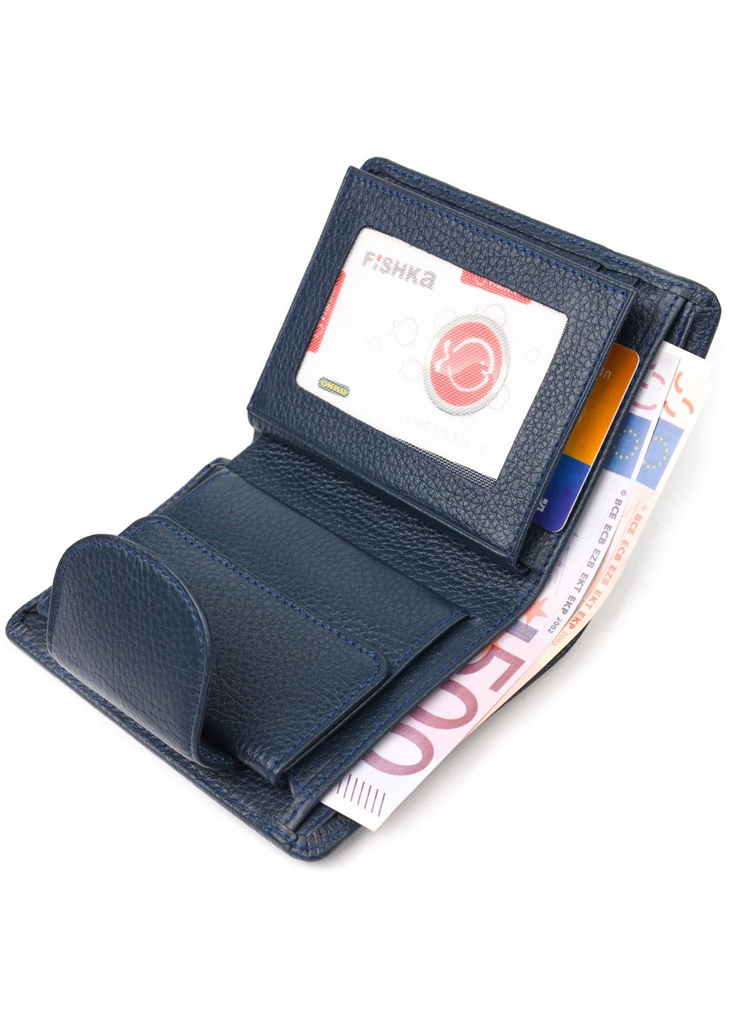 Жіночий шкіряний гаманець 10х13х1,5 см Canpellini (259246312)