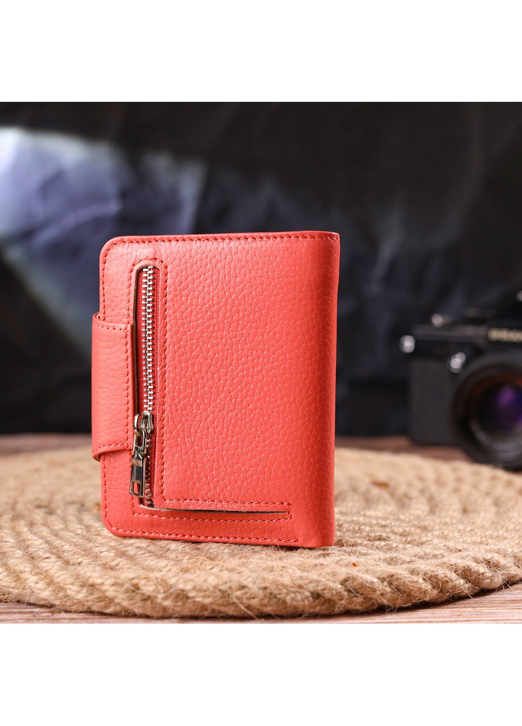 Женский кожаный кошелек 9х11,7х1 см Canpellini (259247275)