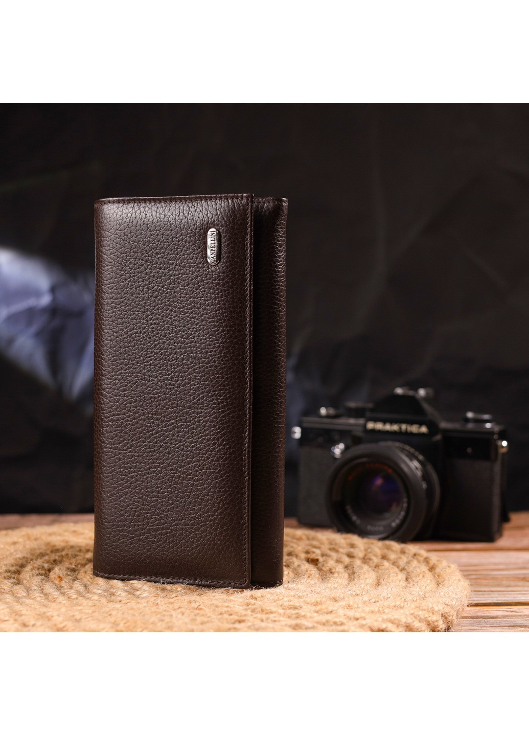 Жіночий шкіряний гаманець 19,2х10,2х2,5 см Canpellini (259246296)