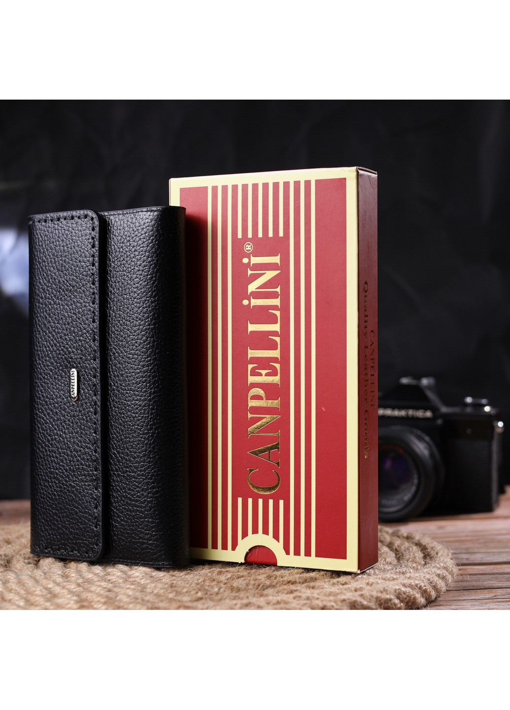 Женский кожаный кошелек 19х10,5х1,5 см Canpellini (259246333)