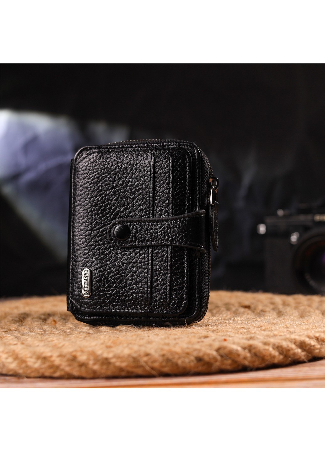 Жіночий шкіряний гаманець 10,8х8,5х2 см Canpellini (259246316)