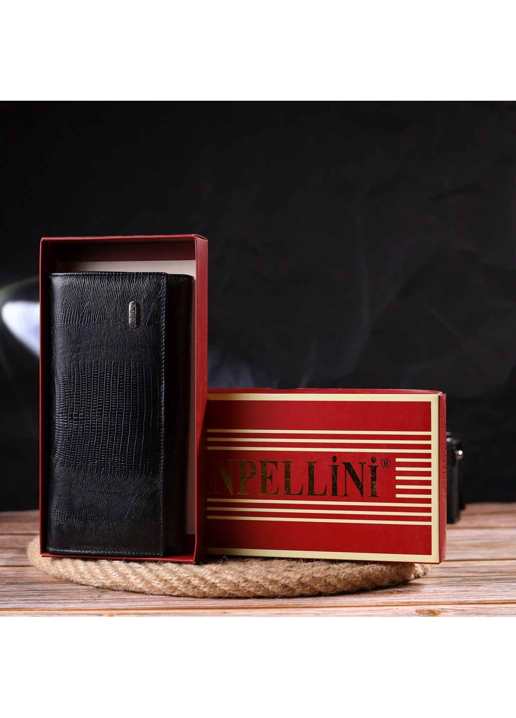 Женский кожаный кошелек 19,2х10,2х2,5 см Canpellini (259247296)