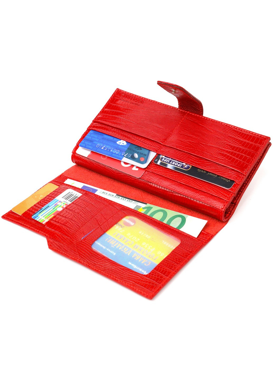 Жіночий шкіряний гаманець 10х18,7х2 см Canpellini (259247269)